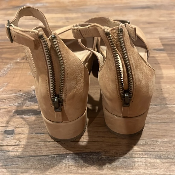 Platform Suede Open Toe Sandals - Picture 4 of 4